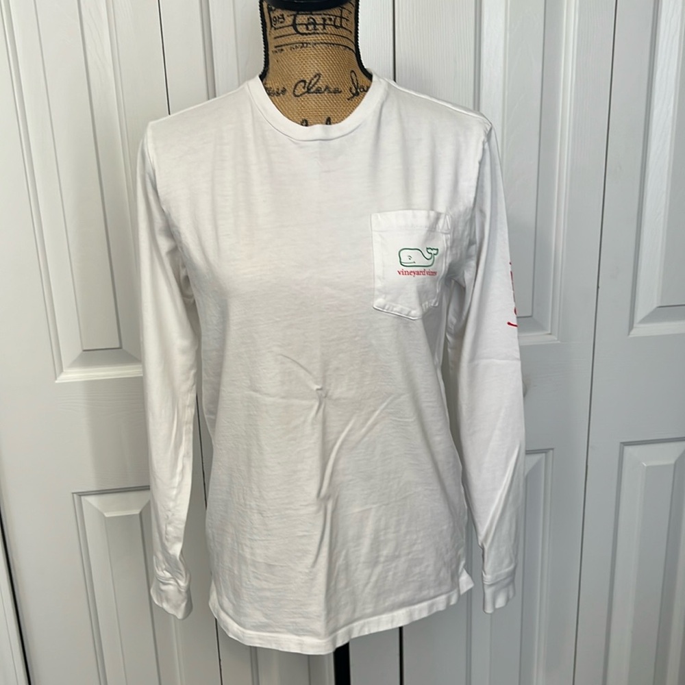 Vineyard Vines White Long Sleeve T-Shirt